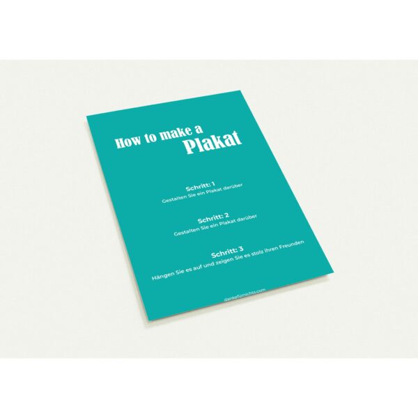 How To Make A Plakat - Postkarten 10er Pack