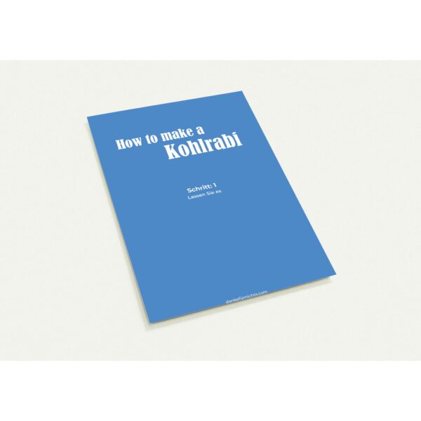 How To Make A Kohlrabi - Postkarten 10er Pack