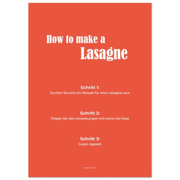 How to make a Lasagne A2