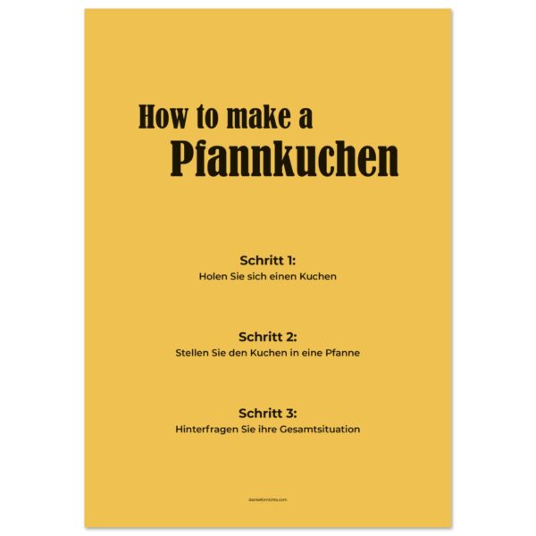 How to make a Pannkuchen A2