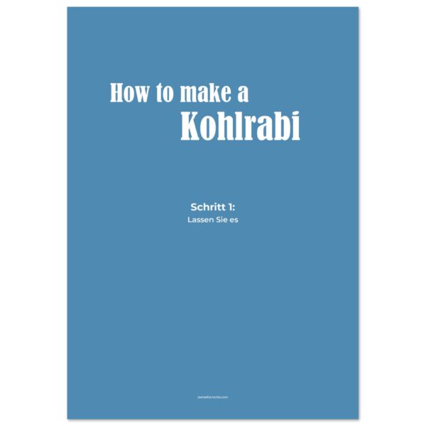 How to make a Kohlrabi A2